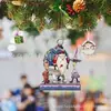 Novos Acessórios Engraçados para Pendurar na Árvore de Natal Decoração para Casa para Família Amigos Vizinhos Presentes de Árvore de Natal