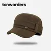 Sombrero de equitación retro estilo japonés con pliegues y copa plana para mujer, adecuado para primavera y verano, versátil y artístico, hace que la cara se vea más pequeña, proporciona protección solar y es una gorra de pico de pato