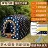 Caseta para Perros Casa para Mascotas de Exterior Cálida de Invierno Tienda Impermeable de Invierno Casa Cerrada para Perros Callejeros Exterior