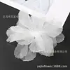 Flores Artificiais em Tons Brancos, Arranjo de Cena com Flores Falsas, Acessório de Cabelo com Cabeça de Flor, Guirlanda para Chapéu de Formatura, Flores para Casamento, de Alta Qualidade e Realistas