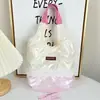 Nova Bolsa de Mão com Costura Acolchoada de Cor Contrastante, Bolsa de Renda Doce e Versátil, Bolsa Casual para Compras