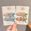 Pinzas para el pelo de frutas de dibujos animados para niñas pequeñas, Pasadores para flequillo delantero, Pinzas Bb para niños, Pinzas laterales para bebé, Diseño sin costuras