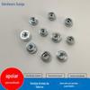 Aço carbono galvanizado porca flutuante de chapa metálica fixador AS-M3-2 AS-M4-2 rebite porca azul branco zinco