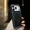 Adecuado para iPhone 18 Promax Funda de Teléfono Magnética de Dos Tonos Silicona Líquida Piel Amigable Anti-Caída Apple 17 16
