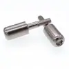 Pasador cilíndrico de acero inoxidable 304 hexagonal ranurado roscado exterior, hecho a medida no estándar, pasador de posición de eje de tornillo escalonado sin cabeza