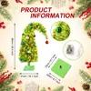 2026 Árvore de Natal Artificial Quente de Vendas Transfronteiriças Pe Ecológica Retardante de Chama Árvore de Natal de Pescoço Torto Itens Festivos para Decoração de Casa
