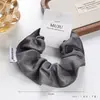 Goma para el pelo de sarga estilo coreano con un toque de alta gama, Accesorio para el pelo de supermercado con código de barras, Banda elástica para coletas