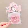Adesivos de Unha para Crianças, Adesivos de Unha Vestíveis Kuromi, Brinquedos Fofos para Menininhas, Novo Modelo 2025