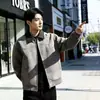 Chaqueta de motociclista estilo retro americano con cuello de solapa para hombre, chaqueta de cuero de aviador para primavera y otoño, abrigo de cuero de alta gama de moda