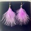 Outono e inverno novos brincos de borla de penas distintos elegantes estilo coreano brincos de pingente de pelúcia finos distintos para mulheres