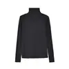 Camiseta Base de Manga Larga de Cuello Alto Mezclada con Cachemir, Ropa Térmica Ligera, Ropa Interior y Camiseta Exterior Casual Ajustada para Otoño e Invierno