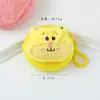 Bolsa de Monedas de Peluche de Conejo y Zorro Dibujos Animados Lindos, Bolsa de Almacenamiento de Auriculares para Estudiantes de Alto Valor, Pulsera con Anillo a Presión al por Mayor