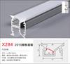 Lámpara lineal oculta empotrada ranura lineal de aluminio lámpara laminada de vidrio tira de luz dura perfil LED ranura ranura de aluminio