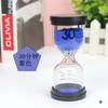 Ampulheta com Capa Preta 3/5/15/30/45 Minutos Funil de Tempo Promoção de Baixo Preço Atacado Desconto para Grande Quantidade