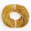 Corda de couro redonda de 1/1,5/2/2,5/3/4/5mm, corda de couro, cordão redondo para roupas DIY, corda grossa artesanal, cordão redondo
