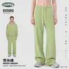Conjunto de Sudadera con Cremallera y Forro Polar para Hombre Ckx Estilo Americano Sudadera con Capucha Pantalones Deportivos Sueltos Casuales Conjunto de Dos Piezas