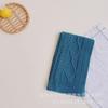Bufanda de punto para niños estilo ins coreano otoño e invierno trenzado personalizado bebé cálido color sólido bufanda de lana bufanda larga