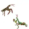 2 Piezas Figuras Realistas de Mantis Religiosa y Saltamontes Modelos de Insectos de PVC Figuras de Bichos Educativas para Niños Ideales para Aprendizaje de Insectos Decoración de Jardín