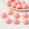 Zhen Tu 21mm Macarrón Colorido Bolas Redondas de Resina Mitad Redondas Parches para Funda de Teléfono Pendientes Accesorios DIY para Mujeres