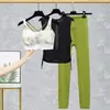 Traje de Ropa de Yoga Xiyin Sujetador Profesional de Pilates sin Aro de Acero Copa de Una Pieza Espalda Deportiva de Belleza Traje de Sujetador de Fitness