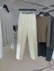 Producto DestacadoYuran 26 Primavera/Verano Nuevos Pantalones de Sarga Estilo Bolsillo de Papel con Corte a la Cintura Minimalista