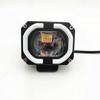 Nuevo Foco LED Modificado para Motocicleta Vehículo Eléctrico Dos Colores Ojo de Pez Cañón de Acero Grande Luz Láser Luz para Coche Modificado Todoterreno