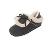 Zapatos Birkenstock de Lana Gruesos y Elegantes 2026 Invierno Tacón Oculto Tacón Alto Gamuza de Vaca con Cordones Casuales Zapatos de Una Sola Capa con Forro de Terciopelo