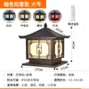 Luminária de Coluna Solar Lâmpada de Coluna para Portão de Pátio de Villa Lâmpada de Coluna para Cerca ao Ar Livre Lâmpada de Coluna Paisagística à Prova d'Água para Exterior