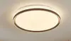 Lámpara de Techo para Sala de Estar en Color Nogal, Nuevo Estilo Minimalista Moderno, Luz Principal para Sala de Estar, Lámpara de Techo Minimalista Vintage de Lujo Ligero para Dormitorio