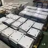Piezas empotradas galvanizadas, placas de acero empotradas, placas de hierro galvanizado en caliente, columnas de cuatro agujeros para muros cortina, conectores de estructura de acero, soldadura de tubería de acero