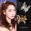 Horquilla de Mariposa Móvil Verano para Mujer Primavera Accesorios para el Cabello Polilla Horquilla Lateral Clip Superior Flequillo Tocado