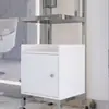 Carrito de Herramientas Especiales para Salón de Peluquería, Carrito para Tienda de Peluquería, Estante de Almacenamiento, Carrito de Almacenamiento de Metal para Barbería Sin Instalación