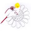 Pato Amarillo con Ruedas de Acero Inoxidable Hebilla de Pesca Luya para Peces Vivos Portador de Peces Hebilla Gigante Luya Candado para Peces Accesorios DIY Portátil