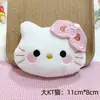 Accesorios de Peluche de Dibujos Animados Gato Kt, Broche de Gato Kt con Lazo, Pasador, Ropa, Bolsa, Bufanda, Zapato, Calcetín