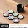 Porta-copos Absorvente Estilo Chinês, Porta-copos Antiderrapante Estilo Chinês para Home Office, Base Isolante Térmica Anti-Queimaduras, Acessórios de Alto Padrão para Cerimônia do Chá
