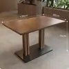 Sofás de cabine de restaurante vintage feitos sob medida, móveis de café e jantar em estilo rústico, mesas de jantar em madeira maciça, mesas e cadeiras modernas e de alta qualidade