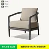 Sofá para Pátio Externo Sofá de Rattan à Prova d'Água de Hotel de Villa de Luxo Combinação de Sofá de Liga de Alumínio com Pedra Furada para Jardim de Terraço