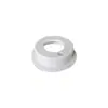 Tubo redondo blanco de 3 pulgadas con agujeros, tapón a presión, tope para tubo, tubo hueco redondo de 77-77,5 mm con núcleo de papel y perforación.