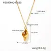 Collar de clavícula de concha incrustada estilo ins europeo y americano con perla de imitación para mujer de acero de titanio chapado en oro real de 18k nicho joyería comodín al por mayor