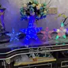 Luz de punta de árbol de Navidad transfronteriza LED pentagrama luz caja de batería interior decoración luminosa habitación camping atmósfera luz colorida