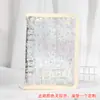Envío Gratis A5 Transparente Hojas Sueltas Manual Multifuncional Bolsa con Cremallera Libro de Hojas Sueltas Simple Cubierta Suave de PVC Reemplazable