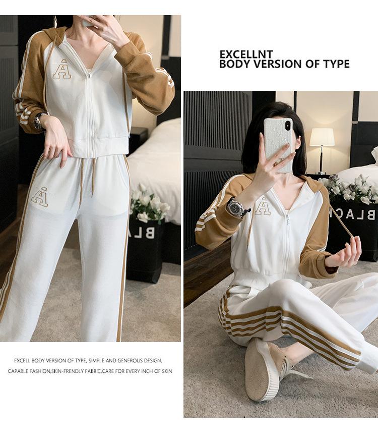 跨境淘货源2023秋季新款街头潮流减龄小个子爆款欧货网红款运动套装休闲运动气质休闲时尚流行新款秋装秋装女装时尚套装套装女装秋季套装女套装女女士运动服女装两件套套装卫衣套装休闲套装秋季套装女装时尚套装盐系休闲套装女装2023百搭设计感小众洋气欧货阿里国际站跨境采购Cross-border, shopping source, foreign trade, export, 2023 fall, new, street trend, explosive, European goods, network red, sportswear, leisure sports, temperament leisure, fashion popular, new autumn wear, autumn women's wear, fashion suit, women's wear, women's wear, women's wear, women's sportswear, women's two-piece, hoodie suit, casual suit, autumn suit, women's wear, Fashion suit salt department, casual suit women's dress, Ali International Station, cross-border procurement