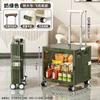 Carrito de Compras Plegable para Supermercado, Carrito Portátil para Compras, Transportar Mercancía, Recoger Paquetes, Mudanzas, con Ruedas para Subir Escaleras, Carrito Doméstico