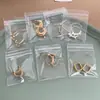 Saco de Selagem para Joias, Saco Autoadesivo de PVC Antioxidação, Alta Transparência, Espessado, para Brincos, Pulseiras, Saco de Armazenamento para Caixa de Joias