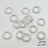 Accesorios de Perla Imitación Rosa Barroca de ABS con Lazo para Niña Materiales Hechos a Mano DIY Pegamento de Crema para Funda de Teléfono
