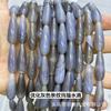 10*30mm longo lágrima em forma de contas facetadas diy jóias acessórios pingente pedra natural gota de água contas atacado transfronteiriço