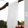 Cortinas de hilo de plata encriptado para decoración de techo de boda, arreglo de escena de noria con borlas, nudo de cortina de puerta divisoria