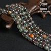 Qi Yue Natural Green Ghost Beads Geeksy Star Emerald Beaded DIY Acessórios GreenPhantom