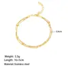 Pulsera de Cadena de Hueso de Serpiente Geométrica Simple Más Vendida en Europa y América para Mujeres, de Tres Capas, Lujo Ligero, Joyería de Acero de Titanio de Gama Alta