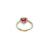 Moda Transfronteiriça Luxo Leve Versátil High-End Anel Aberto em Formato de Coração Cravejado de Diamantes Simples Exquisito Super Brilhante Anel Ajustável para Dedo Indicador